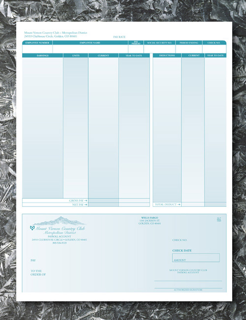 Graphic design for Mt. Vernon CC . . .